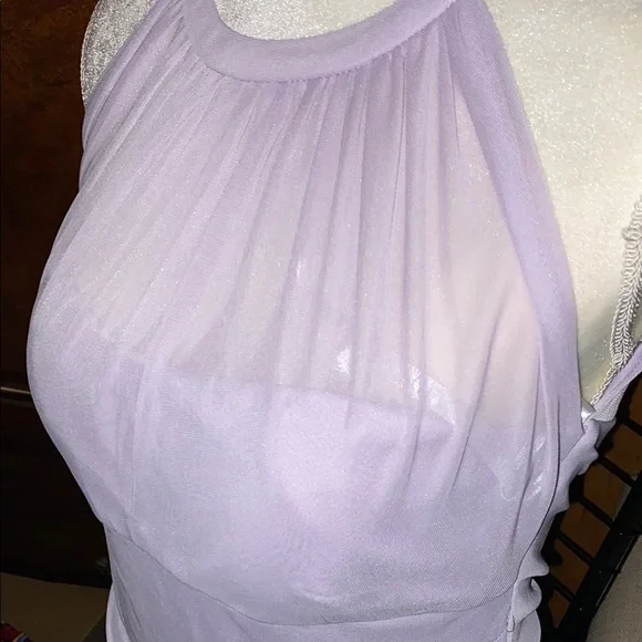 David's Bridal Elegant Lavender Dress - Picture 9 of 11